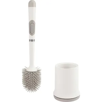 WC štětka Ruhhy 25881 Silikonový kartáč na WC, bílý