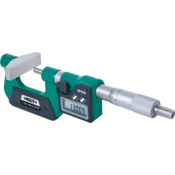 Digitální mikrometr s kovadlinkou INSIZE 3534 Rozsah: 0-25 mm | 0-1", Typ: S integrovanou řehtačkou