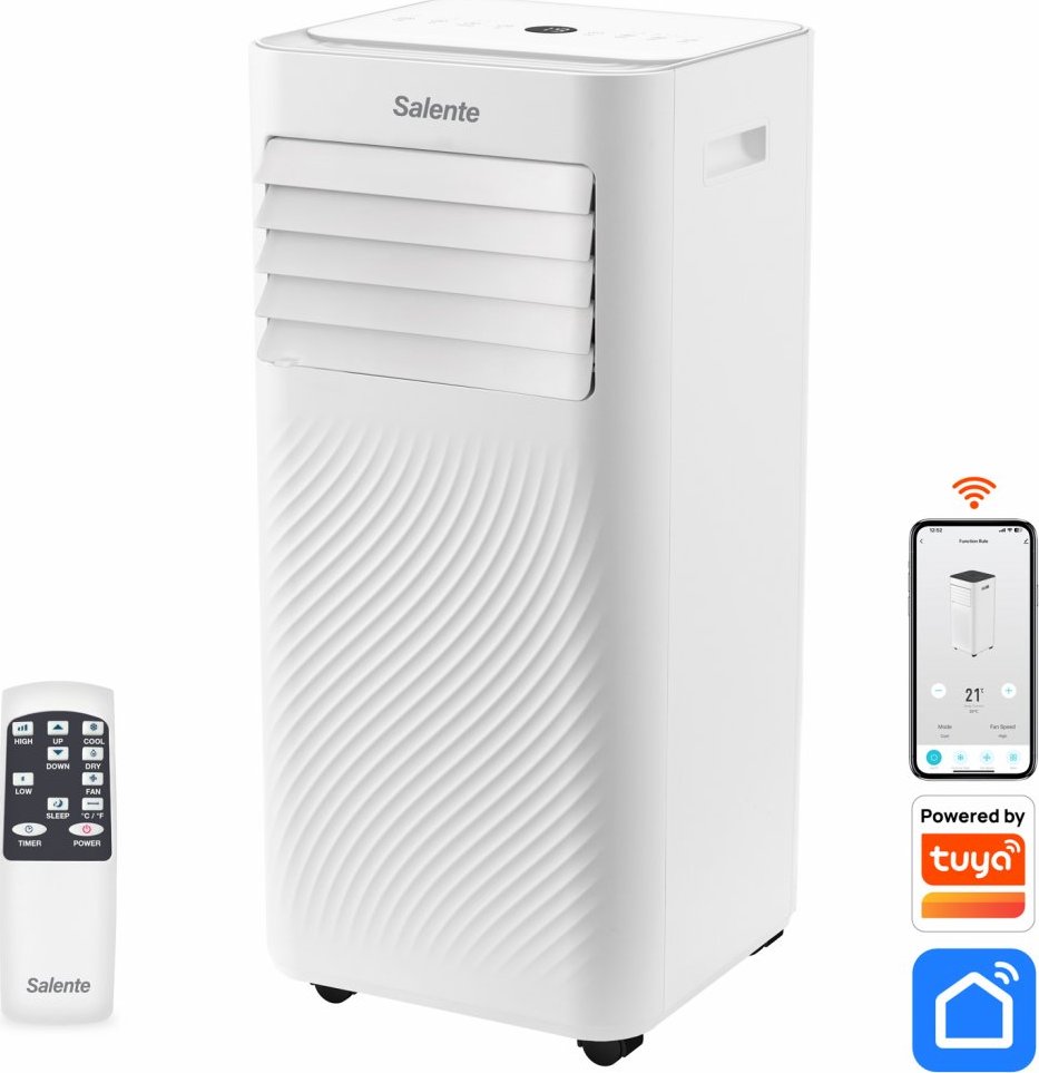 Salente SummerICE9, chytrá mobilní klimatizace, 9000 BTU, WiFi+Bluetooth, dálk. ovl.