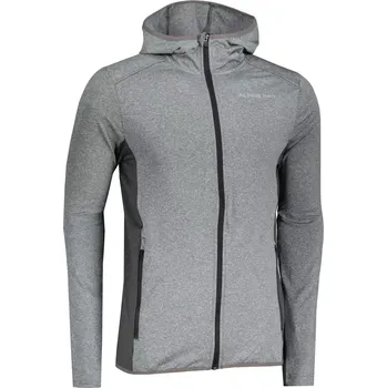 Pánská mikina Pánská mikina ALPINE PRO KOPED MSWX341 TMAVĚ ŠEDÁ XXXL