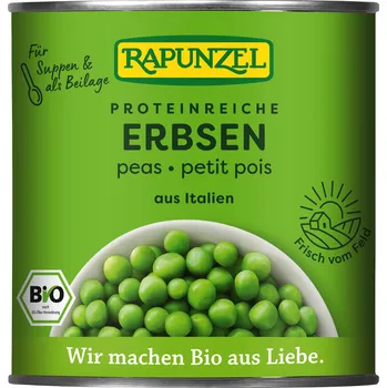 Luštěnina Hrášek sterilovaný 340 g BIO RAPUNZEL