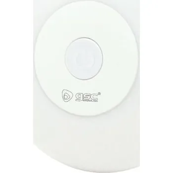 Noční světlo Noční světlo do zásuvky s vypínačem Dondi GSC, 1W, 35lm, RGB a studená bílá, bílý kruh