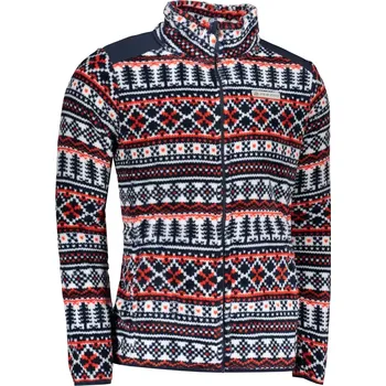 Pánská mikina Pánská fleecová mikina ALPINE PRO ELK 7 MSWS249 ORANŽOVÁ XS