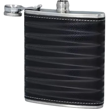 Placatka Pronett XJ4685 Placatka nerez 240 ml ekokůže černá