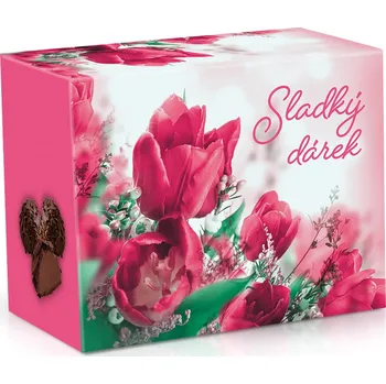 Čokoláda Selllot, s.r.o., K Hájům 34, 155 00 Praha 5 - Vyrobeno v Belgii Tulipány - mléčné čokoládové lanýže s vločkami z hořké čokolády 250g