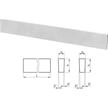 Příslušenstí k soustruhu Poldi Kladno RADECO 40x10x200mm HSS polotovar nože - lichoběžník - PK3693-40X10X200