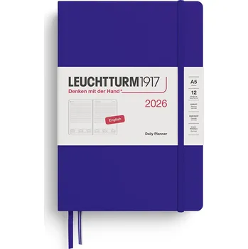 Diář Leuchtturm1917 denní diář 2026 Daily Planner A5, Ink