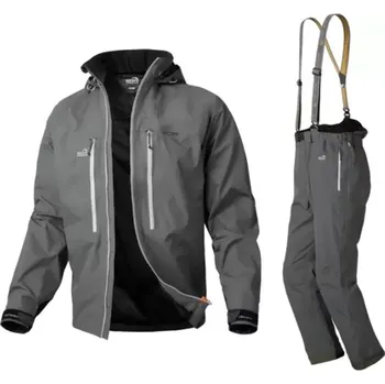 Rybářské oblečení GEOFF ANDERSON - Set Bunda Dozer Light + Kalhoty Dozer Urus Light černé vel. 3XL