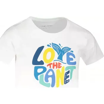 Chlapecké oblečení Dětské triko ALPINE PRO WORLDO KTSY411 BÍLÁ 140-146