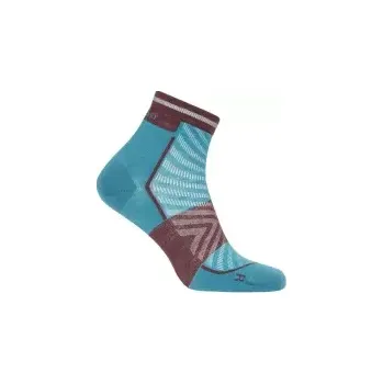 Pánské termo ponožky Icebreaker M Mer Run+ Ultralight Mini, TOPAZ/JAVA
