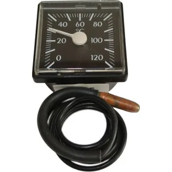 Příslušenství ke kotli Teploměr TG 0-120°C s kapilárou 1 m, 48x48 mm DESTILA - 120
