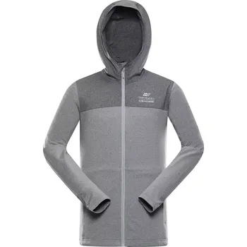 Pánská mikina Pánská mikina ALPINE PRO FANC MSWA357 SVĚTLE ŠEDÁ XS