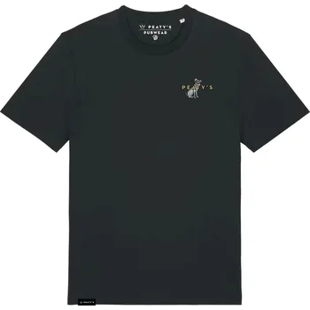 Pánské tričko PEATY'S PUBWEAR TRIKO S KRÁTKÝM RUKÁVEM SUPERDOG / BLACK L (PEATY'S PUBWEAR TRIKO S KRÁTKÝM RUKÁVEM SUPERDOG / BLACK (PPW-25-TEE-SUP-BLK) L)