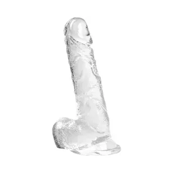 Dildo Intergalactic Oxygen – transparentní dildo (Intergalactic Oxygen – Čiré dildo s moderním designem)