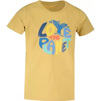 Dětská móda Dětské triko ALPINE PRO WORLDO KTSY411 ŽLUTÁ 140-146