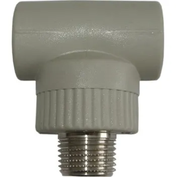 Vodovodní potrubí T-kus 20x1/2"x20 s vnějším kovovým závitem WAVIN EKOPLASTIK - STKE02020X