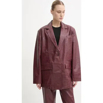 Dámské sako Kožené sako Gestuz 10909797 červená 33X, vel. M/L