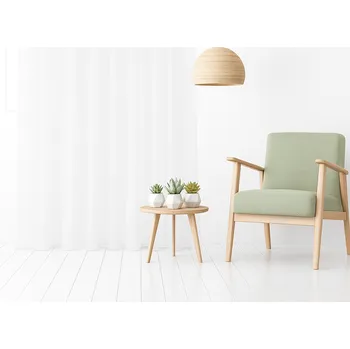 Záclonová látka Style nemačkavá v. 320 cm – Bílá