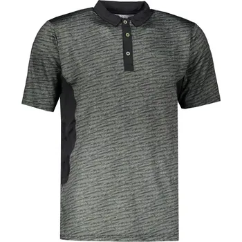 Pánské oblečení Pánské funkční triko s límečkem ALPINE PRO ISTAS 3 MTSR455 ZELENÁ S