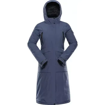 Dámské oblečení Dámský kabát ALPINE PRO WUSSA ŠEDÁ M