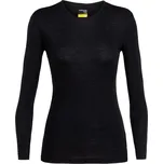 dámské merino triko dlouhý rukáv ICEBREAKER Wmns 175 Everyday LS Crewe, Black velikost: M