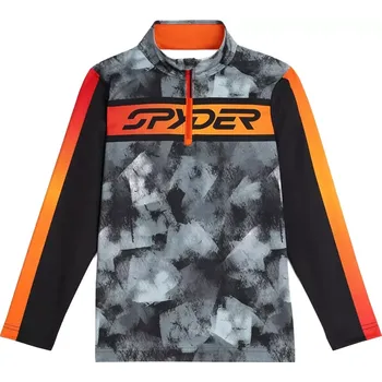 Chlapecká mikina Chlapecká mikina Spyder Jacobs 1/2 Zip Black Block Camo