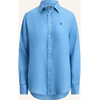 Dámská halenka Polo Ralph Lauren Dámská Lněná Košilová Halenka, modrá /...