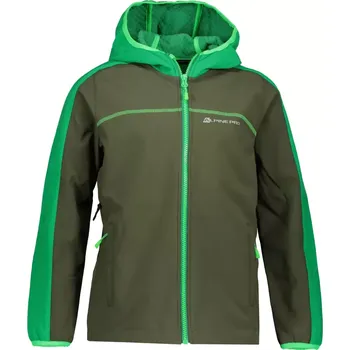 Chlapecké oblečení Chlapecká softshellová bunda ALPINE PRO NOOTKO 7 KJCP144 TMAVĚ ZELENÁ 92-98