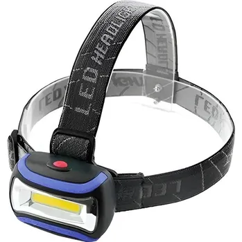 Čelovka Pronett Čelovka COB 3W, černá