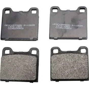 Brzdový systém Sada brzdových destiček, kotoučová brzda DENCKERMANN B110835