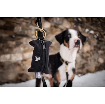 sáček na exkrement Aminela Sport & City pouzdro na psí sáčky - černé