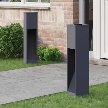 Venkovní osvětlení Solární LED osvětlení cesty 2 pcs Antracit