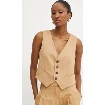 Dámská vesta Vesta s příměsí vlny Forte Forte 13220.myjacket žlutá 10A, vel. 40