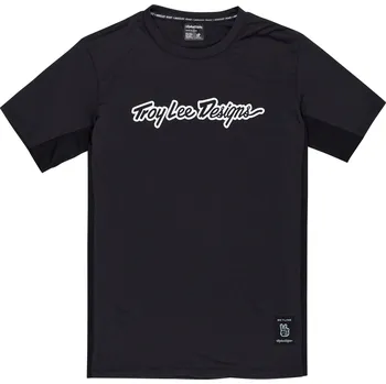 Cyklistické oblečení TLD DĚTSKÝ DRES S KRÁTKÝM RUKÁVEM SKYLINE RIDE TEE SIGNATURE BLACK (38407200) M (TLD DĚTSKÝ DRES S KRÁTKÝM RUKÁVEM SKYLINE RIDE TEE SIGNATURE BLACK (38407200) M)