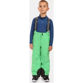 Chlapecké kalhoty Dětské lyžařské kalhoty KILPI MIMAS-J ZJ0401KI ZELENÁ 110