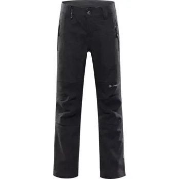 Chlapecké kalhoty Dětské softshellové kalhoty ALPINE PRO PLATAN 4 KPAT158 ČERNÁ 104-110