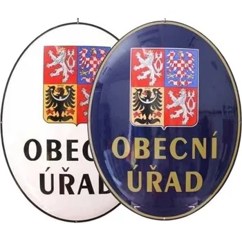 Vlajka Smaltovaný ovál se státním znakem a názvem instituce - Mateřská škola