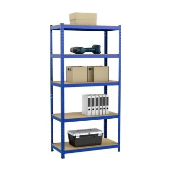 Dílenský regál Regál pro vysoké zatížení 610818 blue, modrý - A YAHEETECH