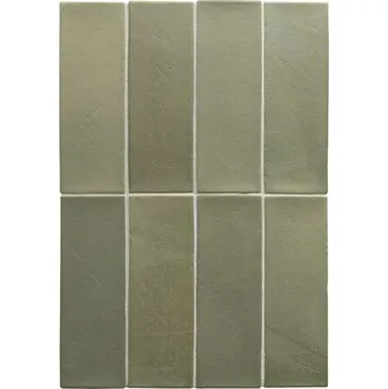 Obklad EQUIPE MIYAKO VEN032391 5 x 15 x 0,8 zelená 0,5 m2