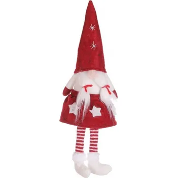 Vánoční dekorace eCa KSN07 Vánoční dekorace Skřítek 32 cm červený