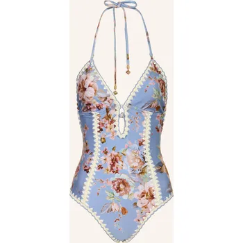 Dámské plavky Zimmermann Dámské Plavky S Vázáním Za Krkem Awaken, černošedá...