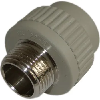 Vodovodní potrubí Přechod 20x3/4" s vnějším kovovým závitem WAVIN EKOPLASTIK - SZE02025XX