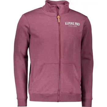 Pánská mikina Pánská mikina ALPINE PRO ELIAN MSWS259 FIALOVÁ S