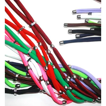 Náhrdelník Foxette Podprsenkový Náhrdelník Nerezové Korálky - Červená JF_0330