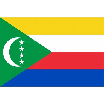 Vlajka Komory vlajka - 60 x 90 cm - tunel, karabina