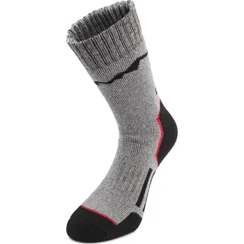 Pánské ponožky CXS THERMOSTEP / Termoizolační ponožky - šedá 38-39