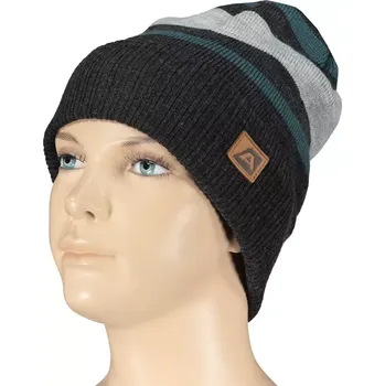 Čepice Zimní čepice ALPINE PRO BAKARNE UHAS051 ČERNÁ/MODRÁ S