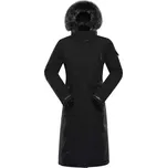 Dámský kabát ALPINE PRO WUSSA ČERNÁ S-L
