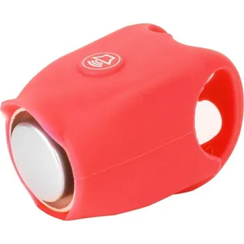 Zvonek na kolo AFF 3573 Elektrický cyklo zvonek 120 dB červený