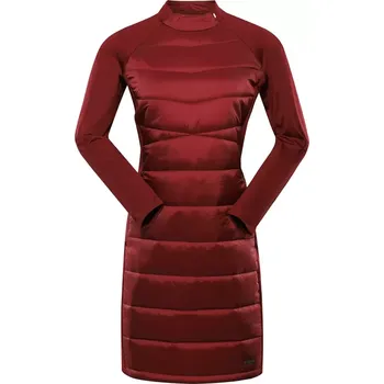 Dámské šaty Dámské hi-therm šaty ALPINE PRO OMERA LSKB459 ČERVENÁ L-L